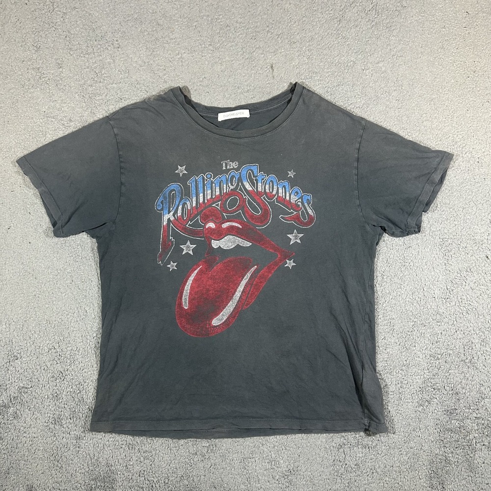 Daydreamer The Rolling Stones 1981 Tour L Tongue T shirt Medium Women's #3865